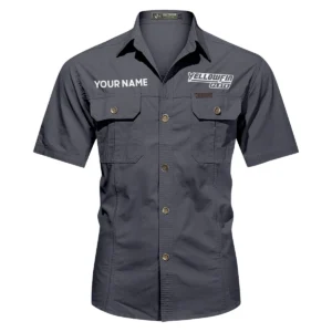 Yellowfin Plate Fishing AU Exclusive Logo Casual Shirt HOFS060525AU1YPB - Dark Gray