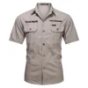 Bar Crusher Fishing AU Exclusive Logo Casual Shirt HOFS060525AU1BCR - Gray