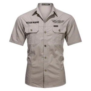 CruiseCraft Fishing AU Exclusive Logo Casual Shirt HOFS060525AU1CCB - Gray