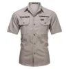 Camero Fishing AU Exclusive Logo Casual Shirt HOFS060525AU1CMR - Gray