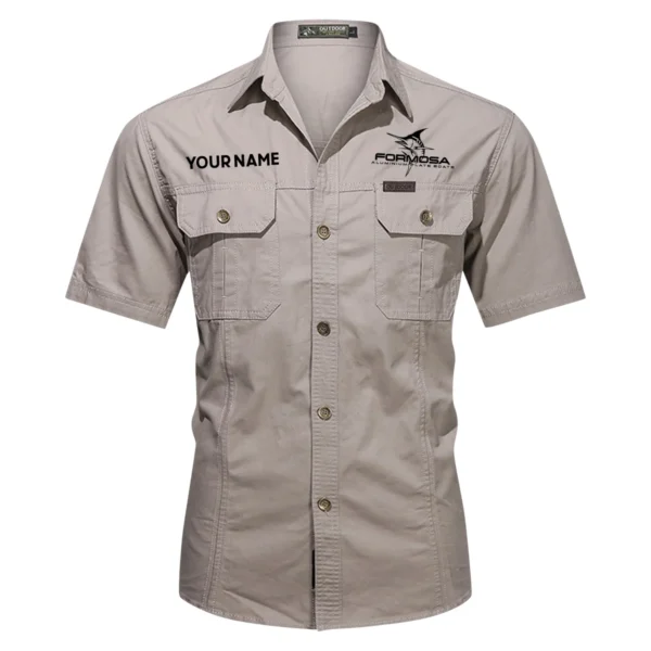 Formosa Marine Fishing AU Exclusive Logo Casual Shirt HOFS060525AU1FOM - Gray