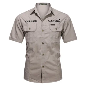 Garmin Fishing AU Exclusive Logo Casual Shirt HOFS060525AU1GA - Gray