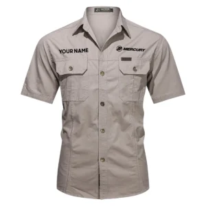 Mercury Marine Fishing AU Exclusive Logo Casual Shirt HOFS060525AU1MCM - Gray