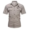 Minn Kota Fishing AU Exclusive Logo Casual Shirt HOFS060525AU1MNK - Gray
