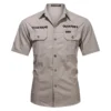 Quintrex Fishing AU Exclusive Logo Casual Shirt HOFS060525AU1QTX - Gray