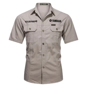 Yamaha Marine Fishing AU Exclusive Logo Casual Shirt HOFS060525AU1YMM - Gray