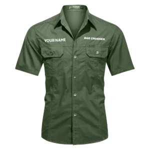Bar Crusher Fishing AU Exclusive Logo Casual Shirt HOFS060525AU1BCR - Green