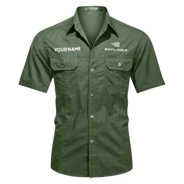 Bayliner Fishing AU Exclusive Logo Casual Shirt HOFS060525AU1BYL - Green