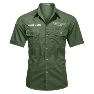 CruiseCraft Fishing AU Exclusive Logo Casual Shirt HOFS060525AU1CCB - Green