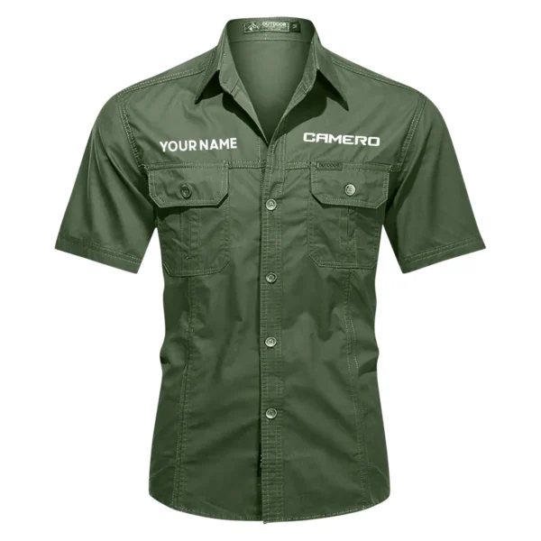 Camero Fishing AU Exclusive Logo Casual Shirt HOFS060525AU1CMR - Green