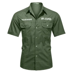 Haines Hunter Fishing AU Exclusive Logo Casual Shirt HOFS060525AU1HHT - Green