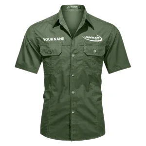 Hooker Boats Fishing AU Exclusive Logo Casual Shirt HOFS060525AU1HOO - Green