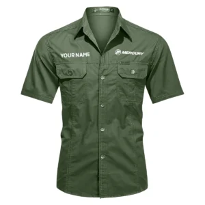 Mercury Marine Fishing AU Exclusive Logo Casual Shirt HOFS060525AU1MCM - Green