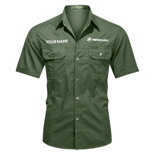 Mercury Marine Fishing AU Exclusive Logo Casual Shirt HOFS060525AU1MCM - Green