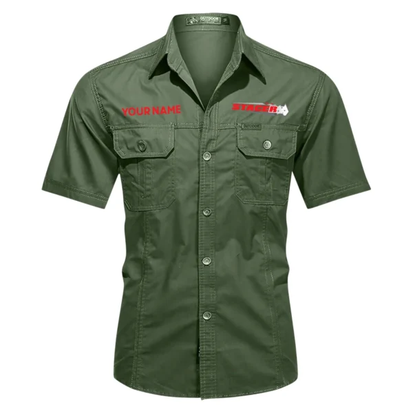 Stacer Fishing AU Exclusive Logo Casual Shirt HOFS060525AU1STC - Green