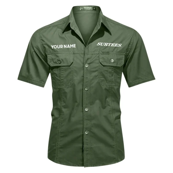 Surtees Fishing AU Exclusive Logo Casual Shirt HOFS060525AU1SUB - Green