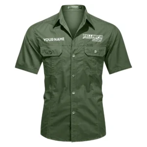Yellowfin Plate Fishing AU Exclusive Logo Casual Shirt HOFS060525AU1YPB - Green