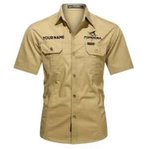 Formosa Marine Fishing AU Exclusive Logo Casual Shirt HOFS060525AU1FOM - Khaki