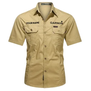 Garmin Fishing AU Exclusive Logo Casual Shirt HOFS060525AU1GA - Khaki