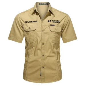 Haines Hunter Fishing AU Exclusive Logo Casual Shirt HOFS060525AU1HHT - Khaki