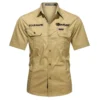 Revival Boats Fishing AU Exclusive Logo Casual Shirt HOFS060525AU1RVB - Khaki