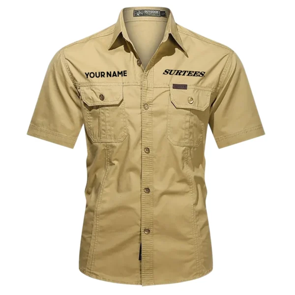 Surtees Fishing AU Exclusive Logo Casual Shirt HOFS060525AU1SUB - Khaki