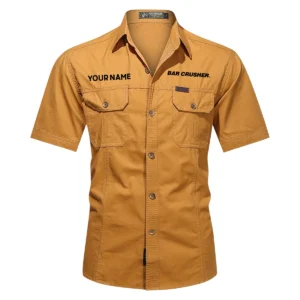 Bar Crusher Fishing AU Exclusive Logo Casual Shirt HOFS060525AU1BCR - Orange