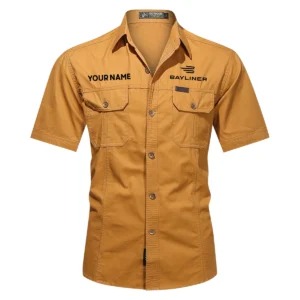 Bayliner Fishing AU Exclusive Logo Casual Shirt HOFS060525AU1BYL - Orange