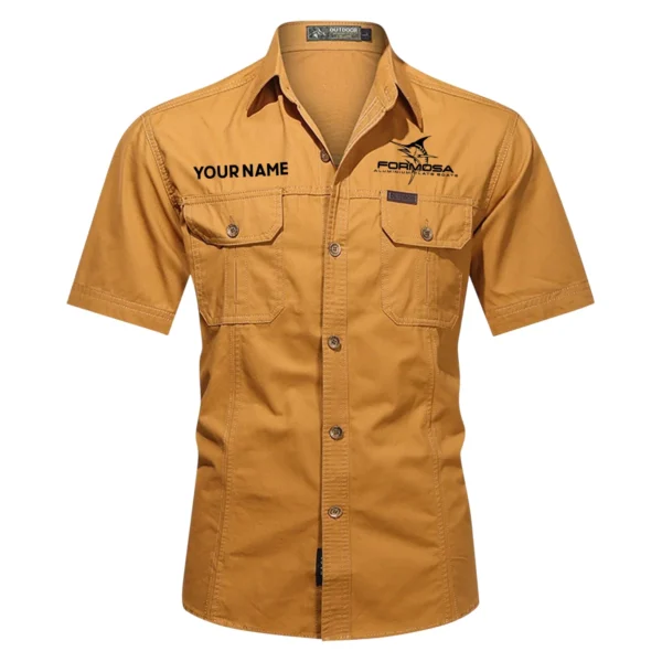 Formosa Marine Fishing AU Exclusive Logo Casual Shirt HOFS060525AU1FOM - Orange