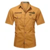 Hooker Boats Fishing AU Exclusive Logo Casual Shirt HOFS060525AU1HOO - Orange