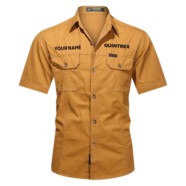 Quintrex Fishing AU Exclusive Logo Casual Shirt HOFS060525AU1QTX - Orange