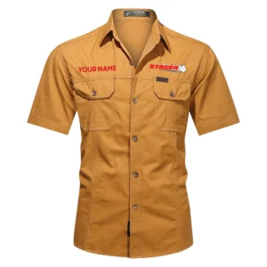 Stacer Fishing AU Exclusive Logo Casual Shirt HOFS060525AU1STC - Orange
