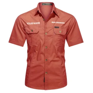 Bar Crusher Fishing AU Exclusive Logo Casual Shirt HOFS060525AU1BCR - Red