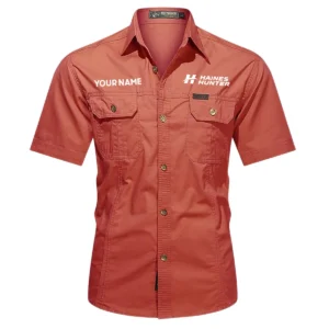 Haines Hunter Fishing AU Exclusive Logo Casual Shirt HOFS060525AU1HHT - Red