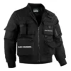 Bar Crusher Fishing AU Exclusive Logo Tactical Cargo Jacket HOFS150525A01BCR - Black