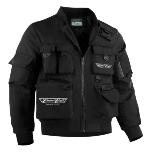 CruiseCraft Fishing AU Exclusive Logo Tactical Cargo Jacket HOFS150525A01CCB - Black