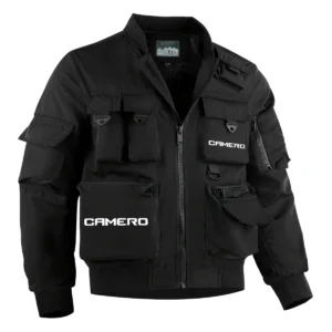 Camero Fishing AU Exclusive Logo Tactical Cargo Jacket HOFS150525A01CMR - Black