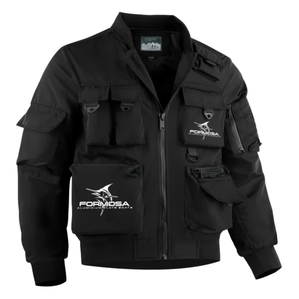 Formosa Marine Fishing AU Exclusive Logo Tactical Cargo Jacket HOFS150525A01FOM - Black