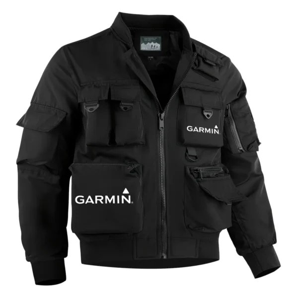 Garmin Fishing AU Exclusive Logo Tactical Cargo Jacket HOFS150525A01GA - Black