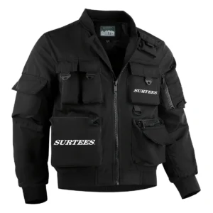 Surtees Fishing AU Exclusive Logo Tactical Cargo Jacket HOFS150525A01SUB - Black
