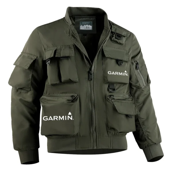 Garmin Fishing AU Exclusive Logo Tactical Cargo Jacket HOFS150525A01GA - Green