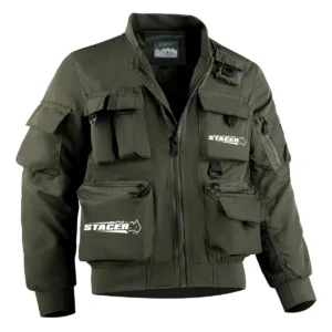 Stacer Fishing AU Exclusive Logo Tactical Cargo Jacket HOFS150525A01STC - Green