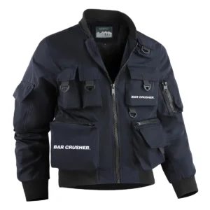 Bar Crusher Fishing AU Exclusive Logo Tactical Cargo Jacket HOFS150525A01BCR - Navy
