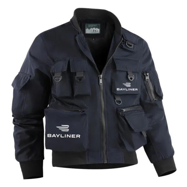 Bayliner Fishing AU Exclusive Logo Tactical Cargo Jacket HOFS150525A01BYL - Navy