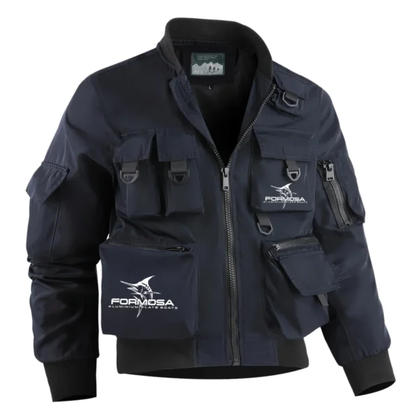 Formosa Marine Fishing AU Exclusive Logo Tactical Cargo Jacket HOFS150525A01FOM - Navy