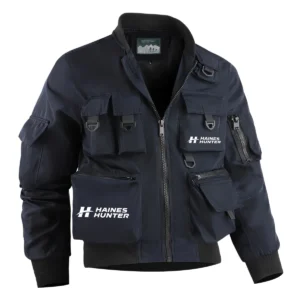 Haines Hunter Fishing AU Exclusive Logo Tactical Cargo Jacket HOFS150525A01HHT - Navy