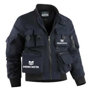 Minn Kota Fishing AU Exclusive Logo Tactical Cargo Jacket HOFS150525A01MNK - Navy