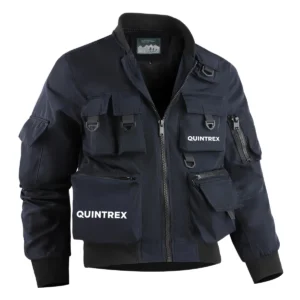 Quintrex Fishing AU Exclusive Logo Tactical Cargo Jacket HOFS150525A01QTX - Navy