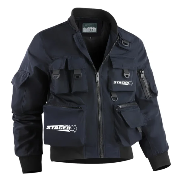 Stacer Fishing AU Exclusive Logo Tactical Cargo Jacket HOFS150525A01STC - Navy