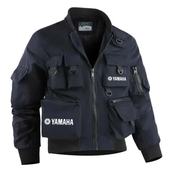 Yamaha Marine Fishing AU Exclusive Logo Tactical Cargo Jacket HOFS150525A01YMM - Navy